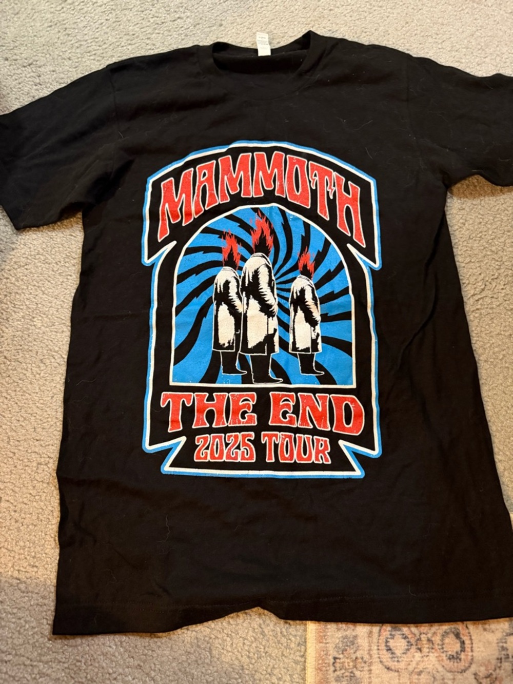 Mammoth The End 2025 Tour band Tee